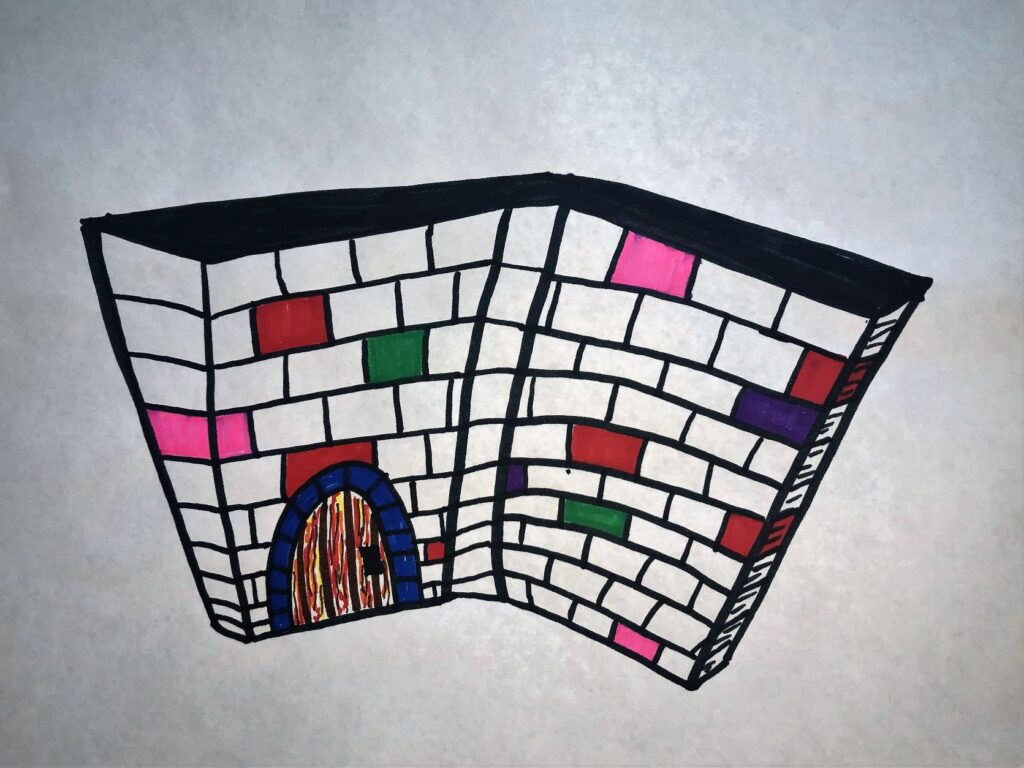 draw your wall art therapy activity for adults