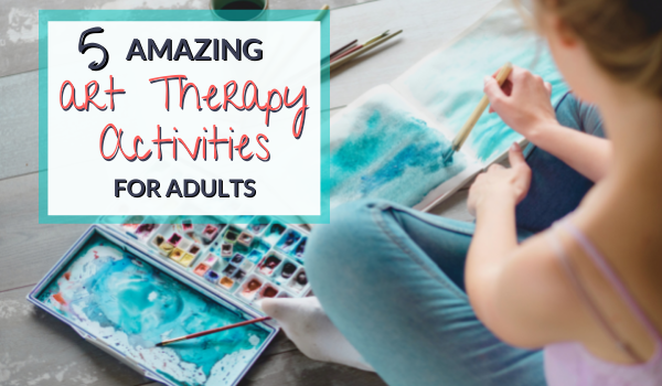 art therapy activities for adults blog post